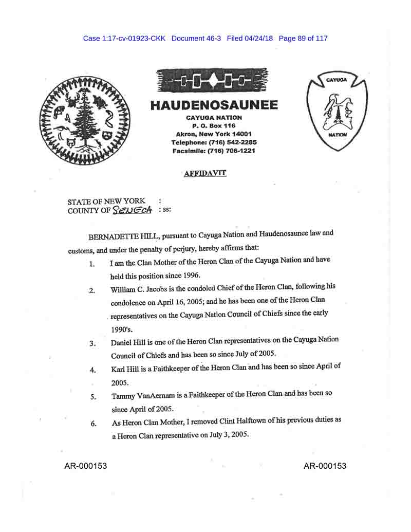 Page 1 of the affidavit; open the letter in a new tab via the button above to see it as a PDF.