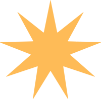 a nine-pointed star